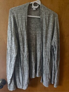 Old Navy Heather Gray Open-Front Women’s Cardigan